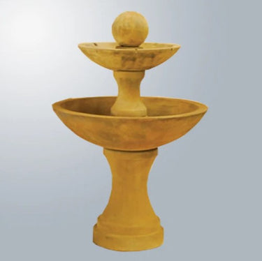 Giannini Garden Due Two Tier Fountain With Spillways